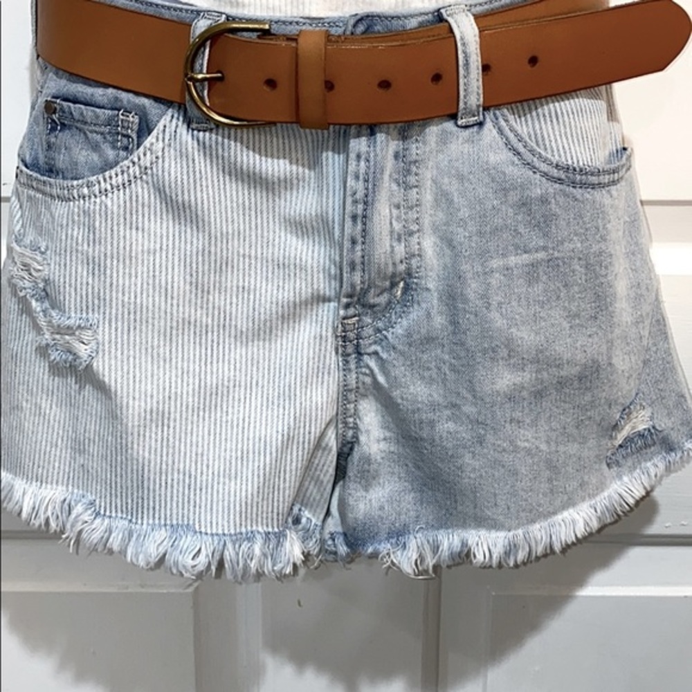 Rewash Brand Shorts - High Rise